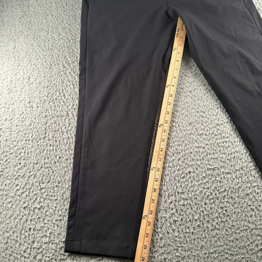 Lululemon Commission Pants Mens‎ 33 Black Stretch Tech Casual Golf Work Slim